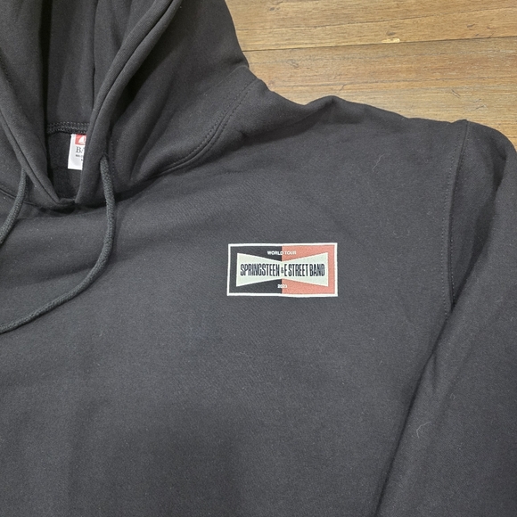 Bruce Springsteen & E Street Band 2023 Concert Tour Black Pullover Hoodie Sz 2X - Picture 4 of 11